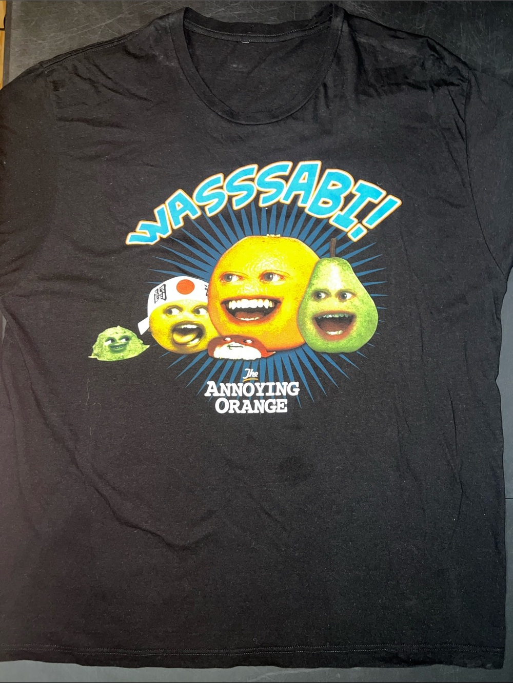 "Wasssabi!" Black Graphic Tee - Picture 2 of 3